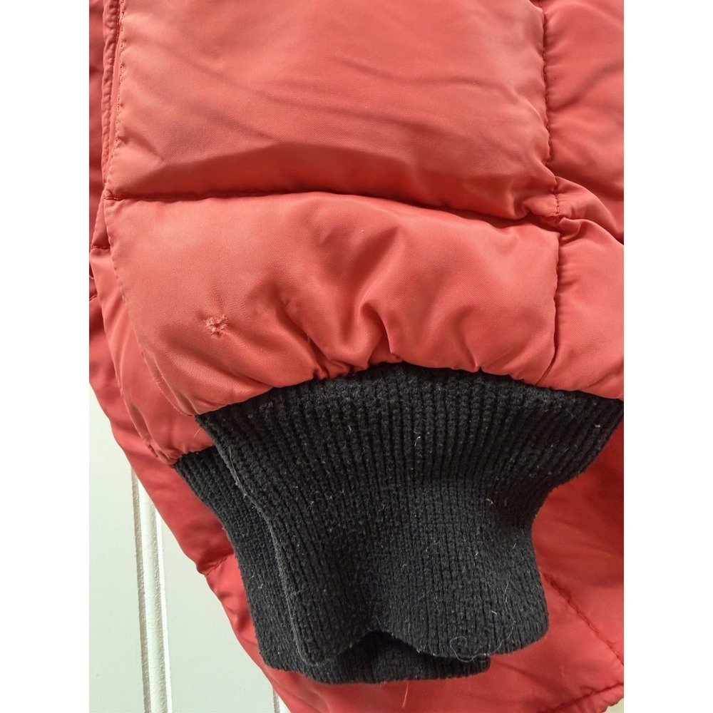 Vintage 10X Sport Clothing Goose Down Puffer Jacket Pink Snap‎ M USA Made - Picture 11 of 12